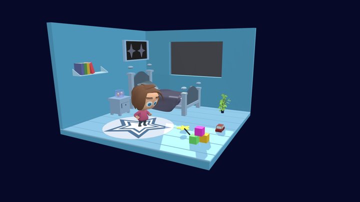 chambre timmy 3D Model