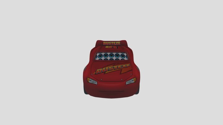 rusteze mcqueen 3D Model