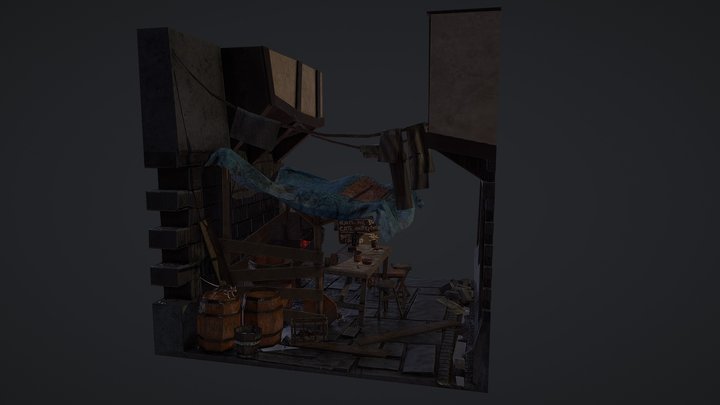 AS1 - 3D Modelling - Faster Food Environment 3D Model