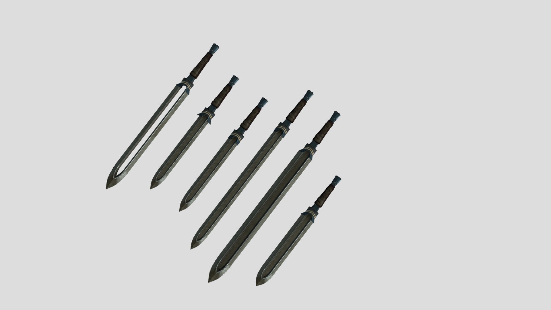 Fantasy Swords - Blue