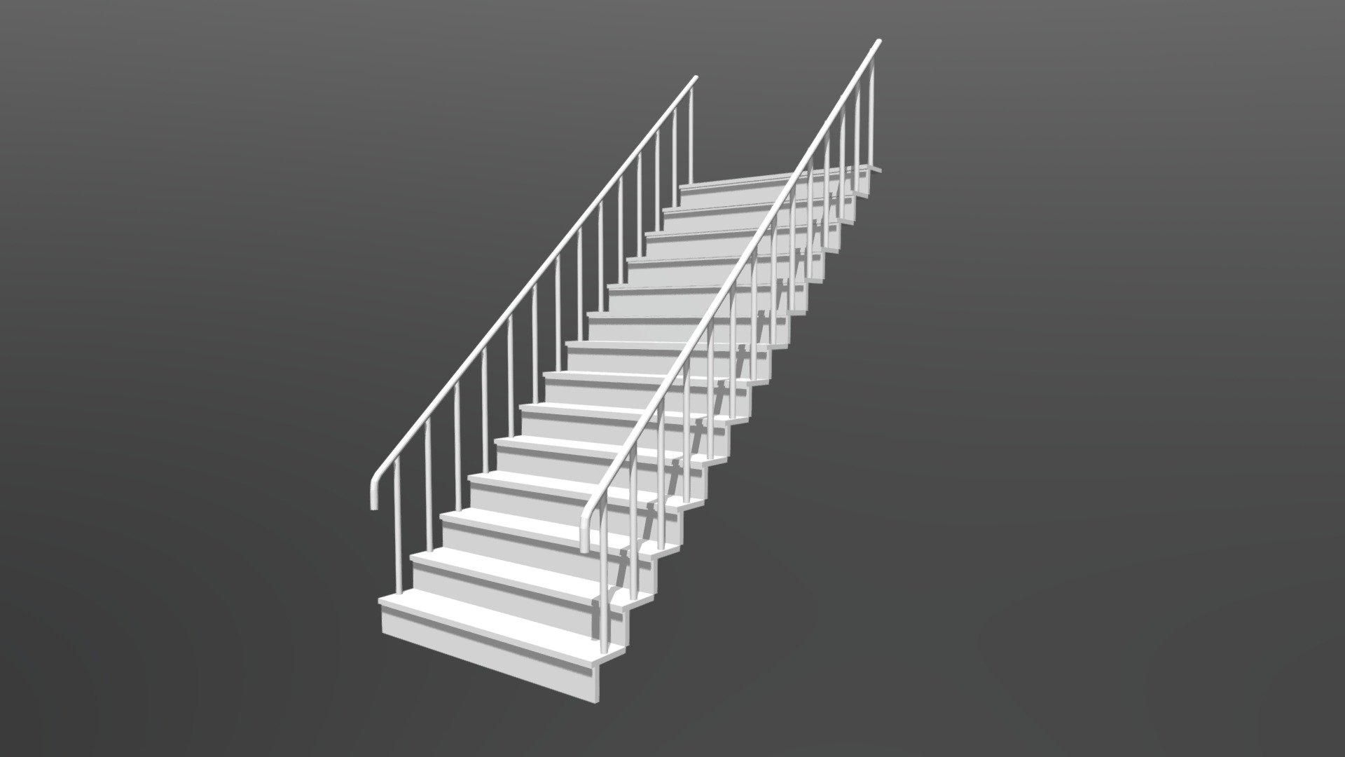 Stair (Low Poly) - Download Free 3D model by game_travel [430fd3c ...