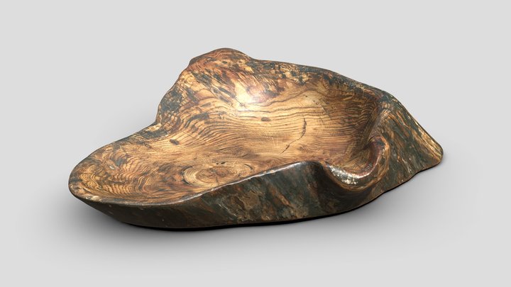 Wooden Tray 3D Model
