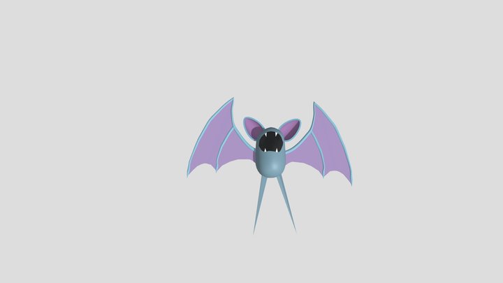 Zubat 3D Model