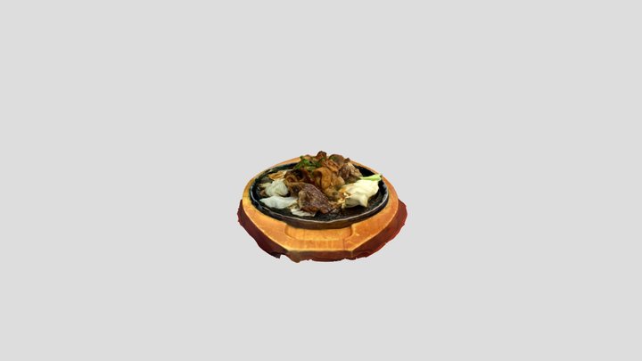 牛カルビ焼き肉定食（ジョイフル） 3D Model
