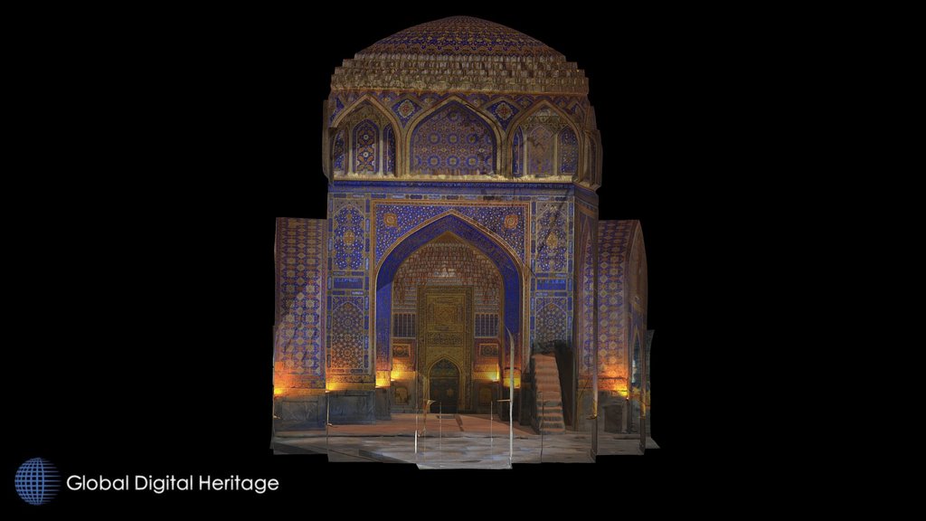 Prayer Hall, Tilya-Kori Madrasah, Samarkand