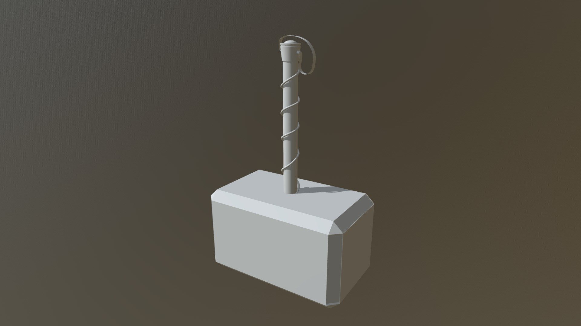 Egen Uppgift: Mjölnir - 3D Model By Evelina.karlsson [43110fc] - Sketchfab