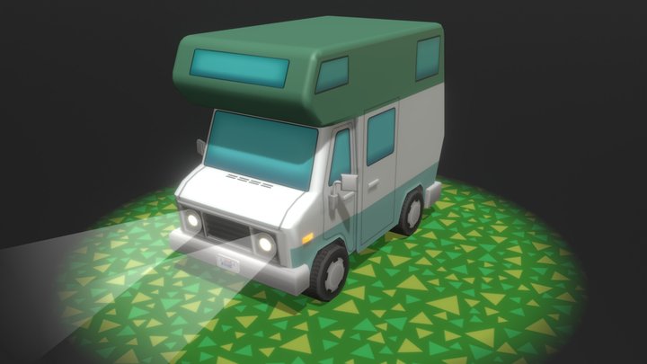 Camper from Pocket Camp 3D Model