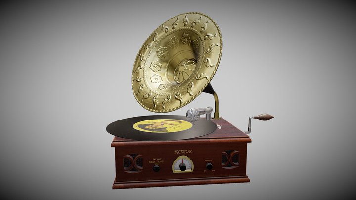 grammaphone 3D Model
