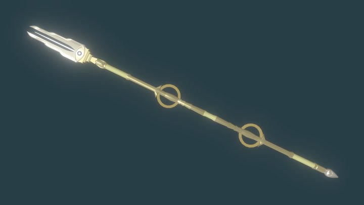 spear with eye 3D Model