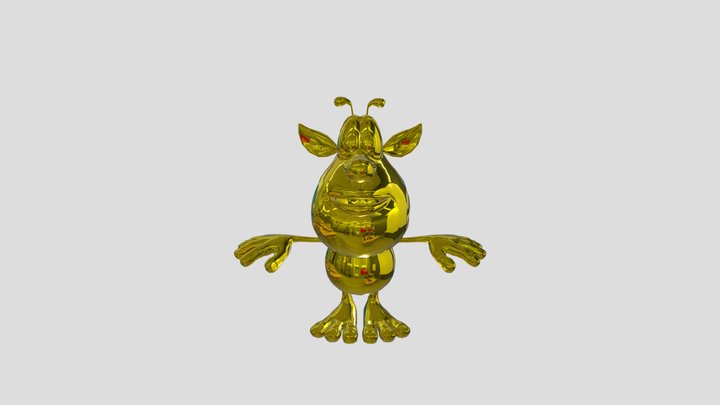 Золотой Буба 3D Model