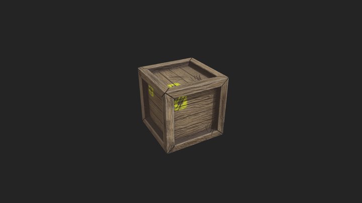 JMASTERSON Crate 3D Model