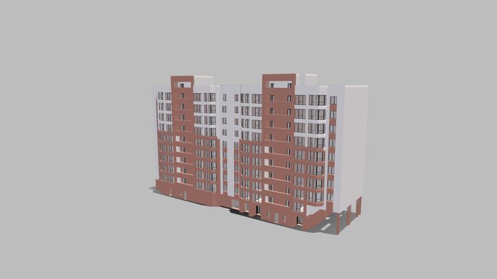 ЖК агат 3д 3D Model