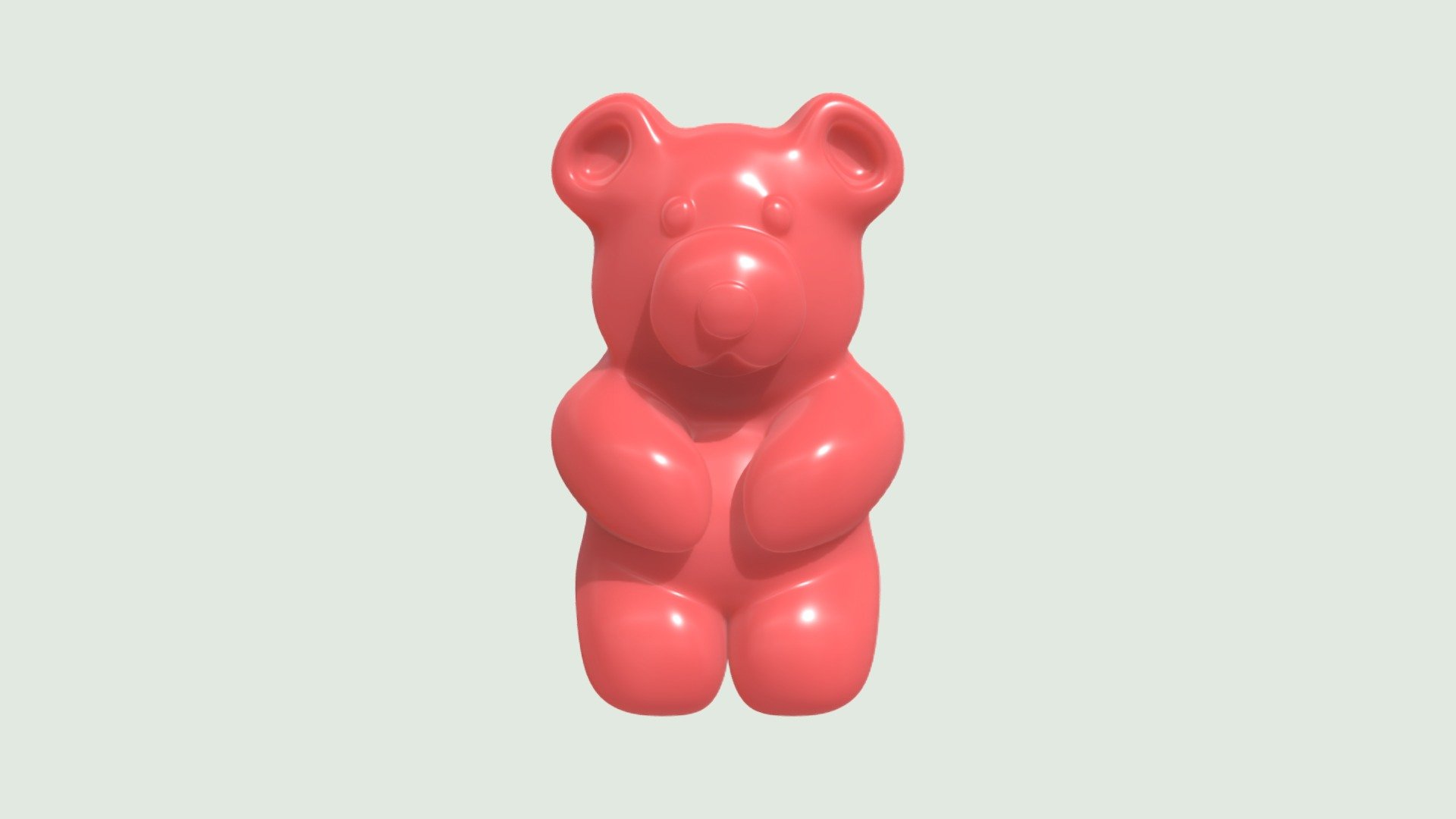 Gummy Bear Buy Royalty Free 3D model by Luca Brambilla (luchino
