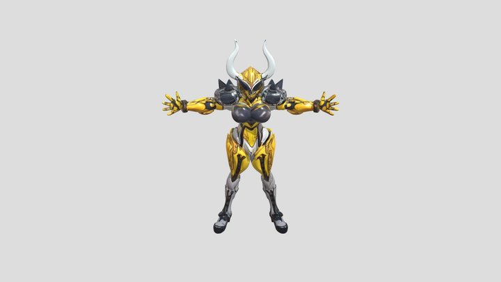 Oni sister yellow sentai _glb – Free 3D Model STL