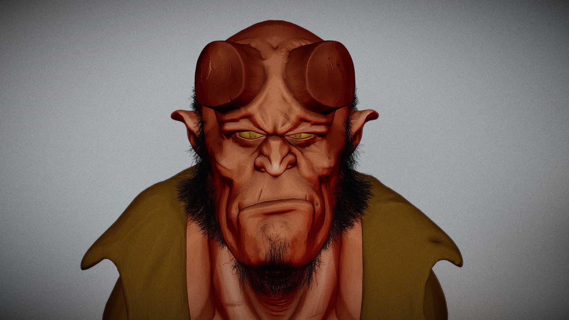 Hellboy - 3D model by d1v1d1 [4316d30] - Sketchfab