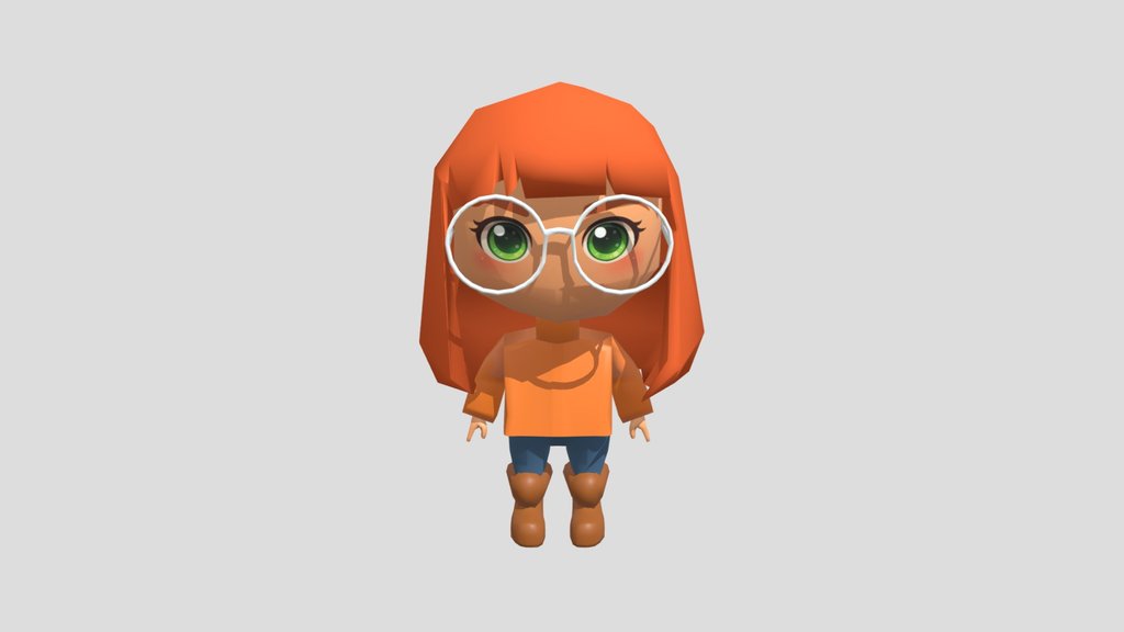 Chibi 3D Low Poly