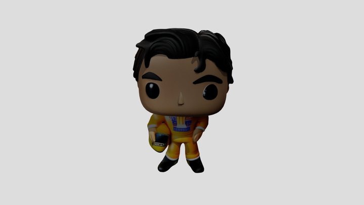 Ayrton Senna 3D Model