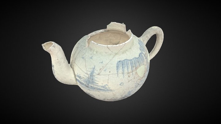 Pomona Teapot (NM2006-98-4R) FIXED 3D Model