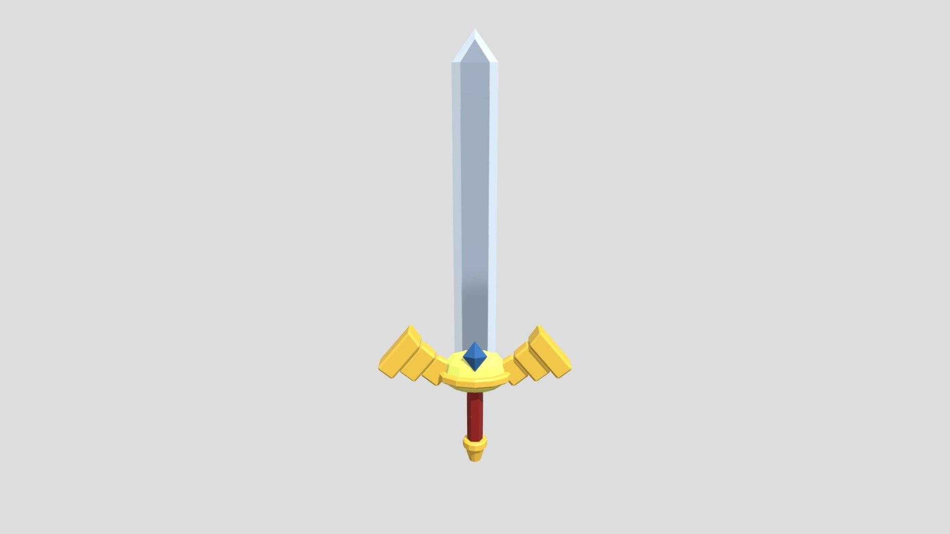 Cartoon Sword Download Free 3D Model By Pereir4 Luis Felipe Pereira 