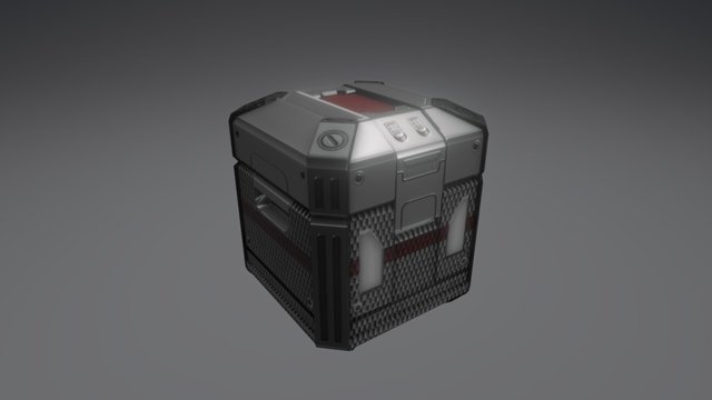 Sci-fi Crate Demo 3D Model