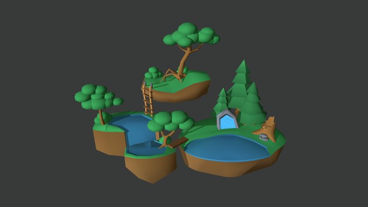 Island level 3D Model