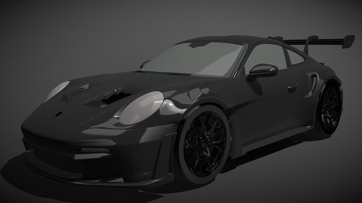 Porsche 911 gt3 rs – Free 3D Model STL