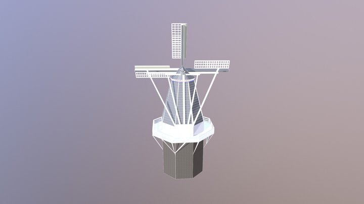 Molen de Fortuin Noordhorn 3D Model