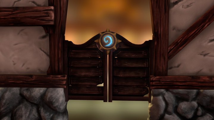 Hearthstone bar door 3D Model