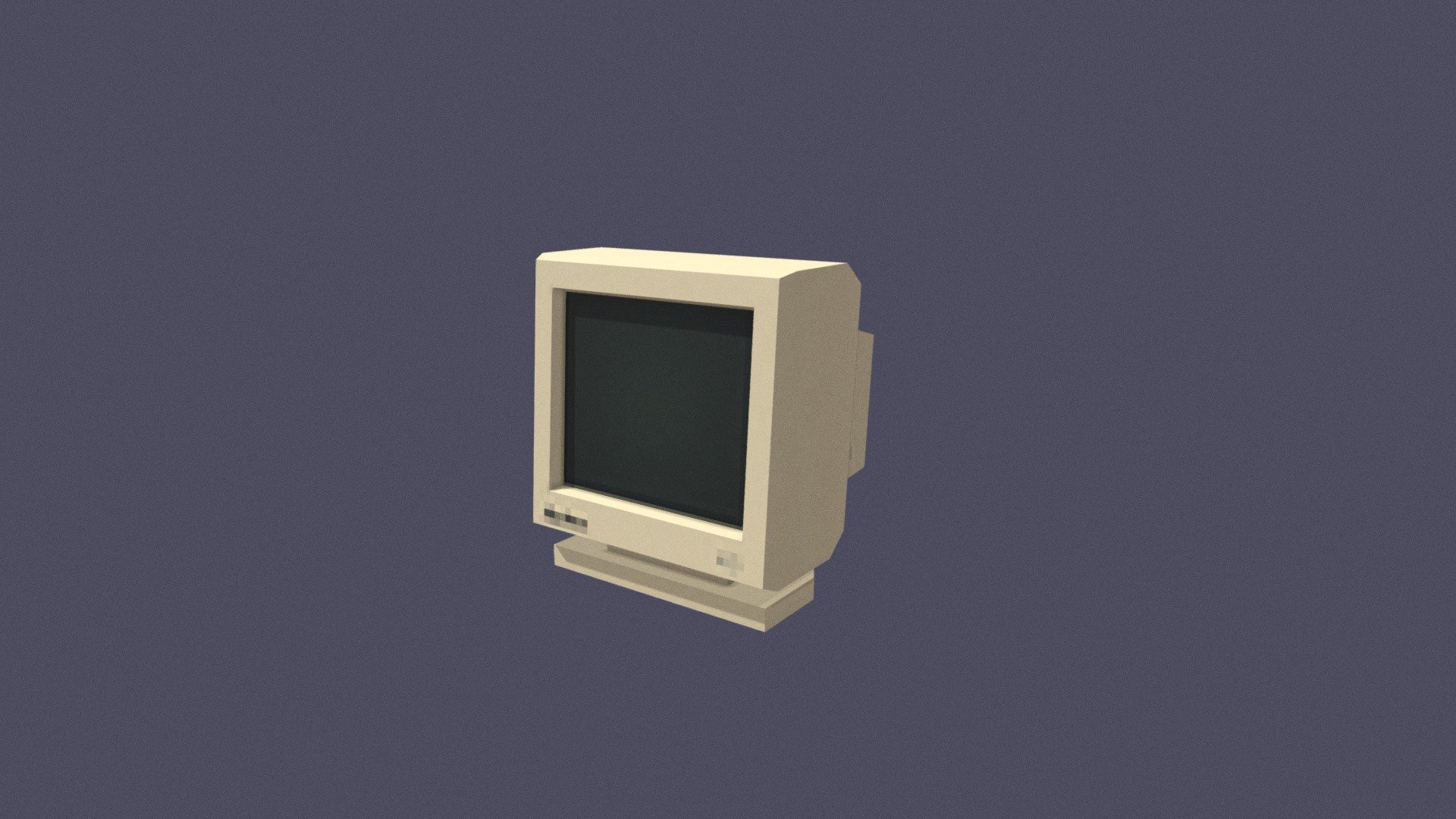 Low Resolution Computer Monitor - 3D model by Zarek Fry (@MidiSoda ...