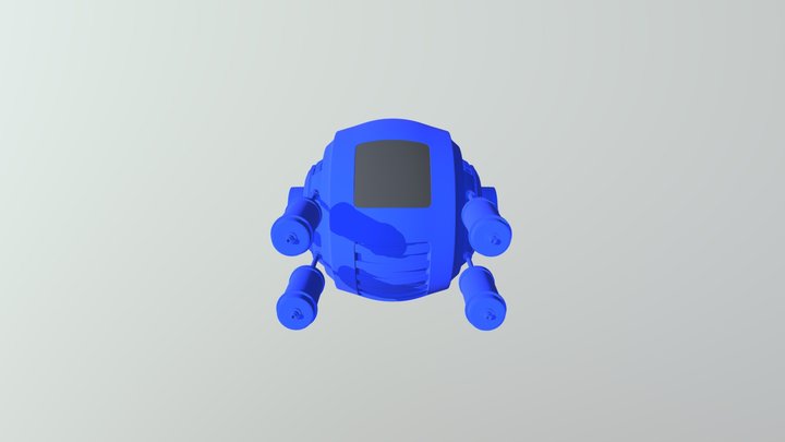 Sci-Fi Pod 3D Model