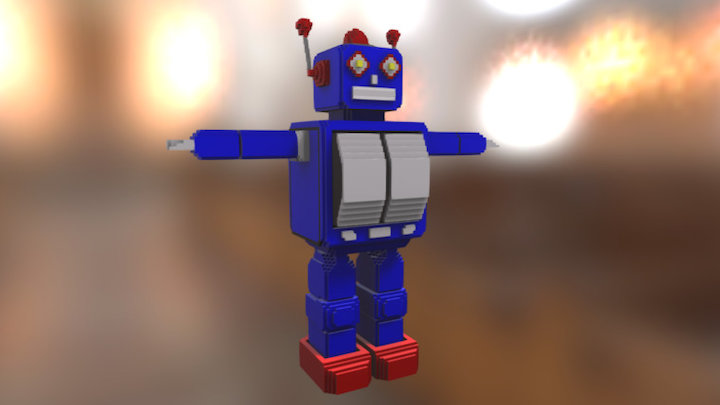 Robot high version 3D Model