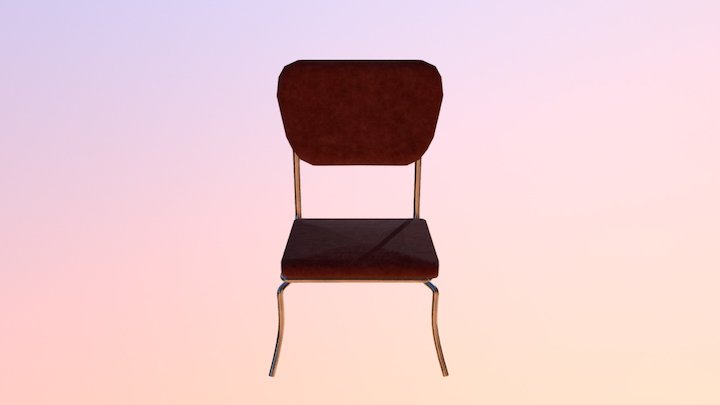 Kitchen Chair Asset 3D Model