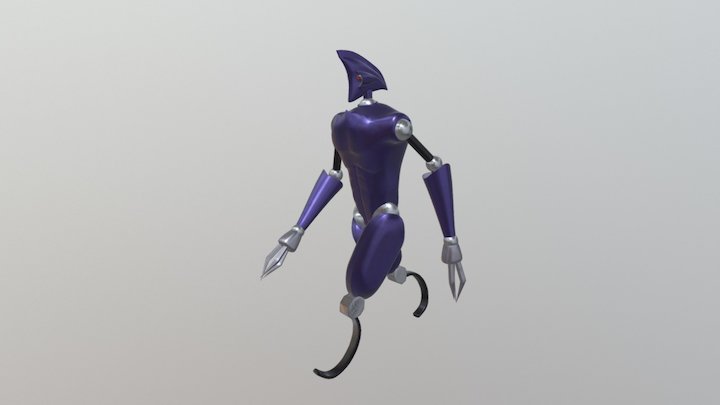 Robot Walk 3D Model