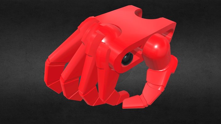 Articulated bionicle arm 3D Model
