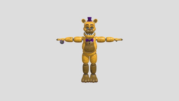 Freddy Fazbears Pizza FNAF1 location (V2) - Download Free 3D model