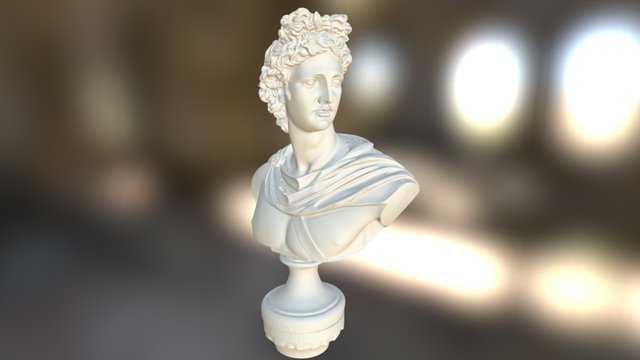 Antique Statue 3D Model