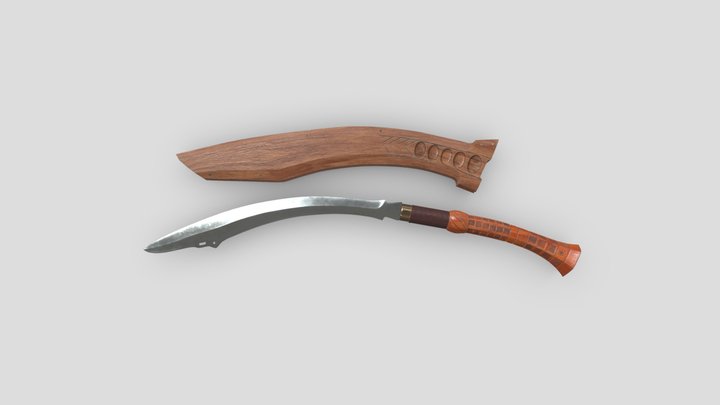 Panabas Sword [PBR Textured] 3D Model