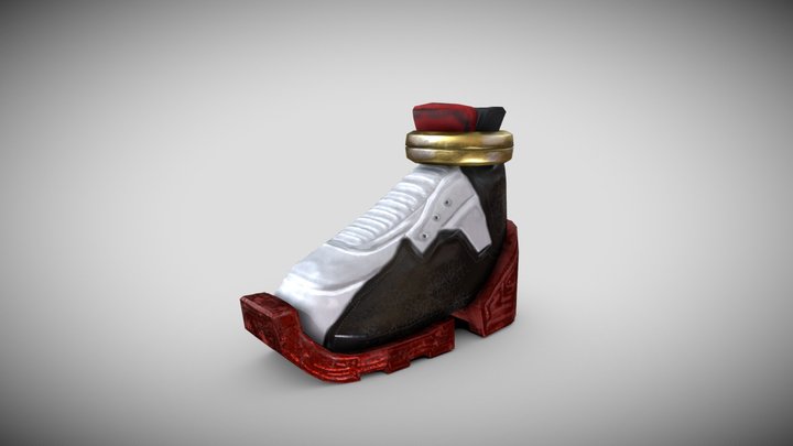 Shadow The Hedgehog Air Shoes (Movie) 3D Model