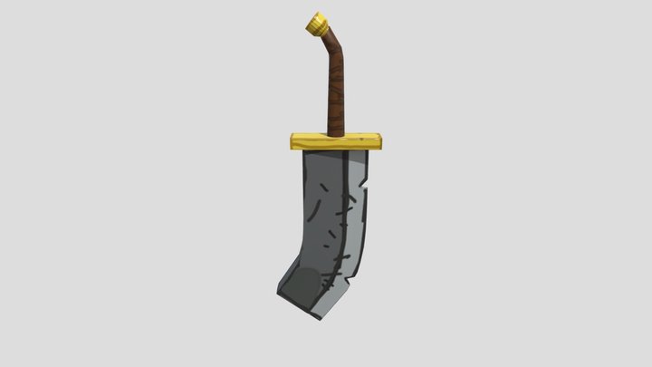 Sword Rough Model 3D Model