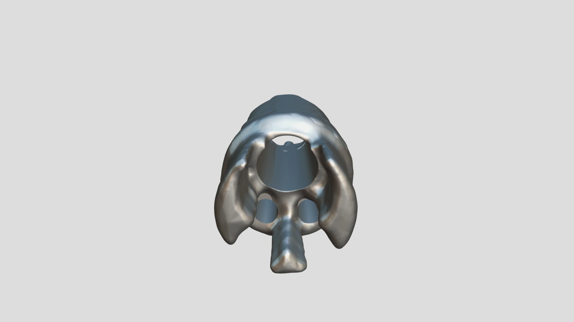 3 Prong Device, Merged, Holes Cut — Sketchfab embed 3D viewer