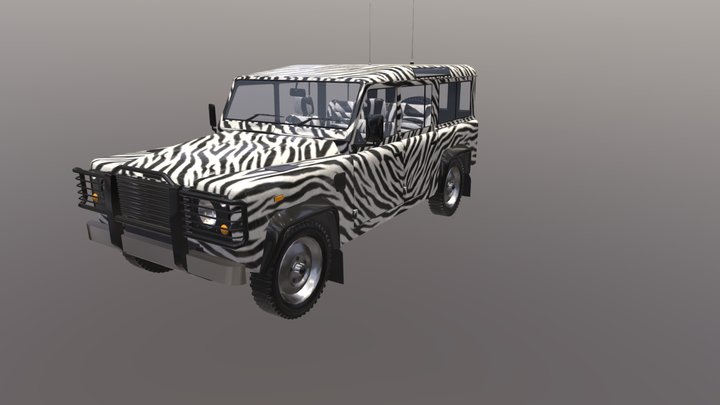 Defender Safari classic model 3D Model