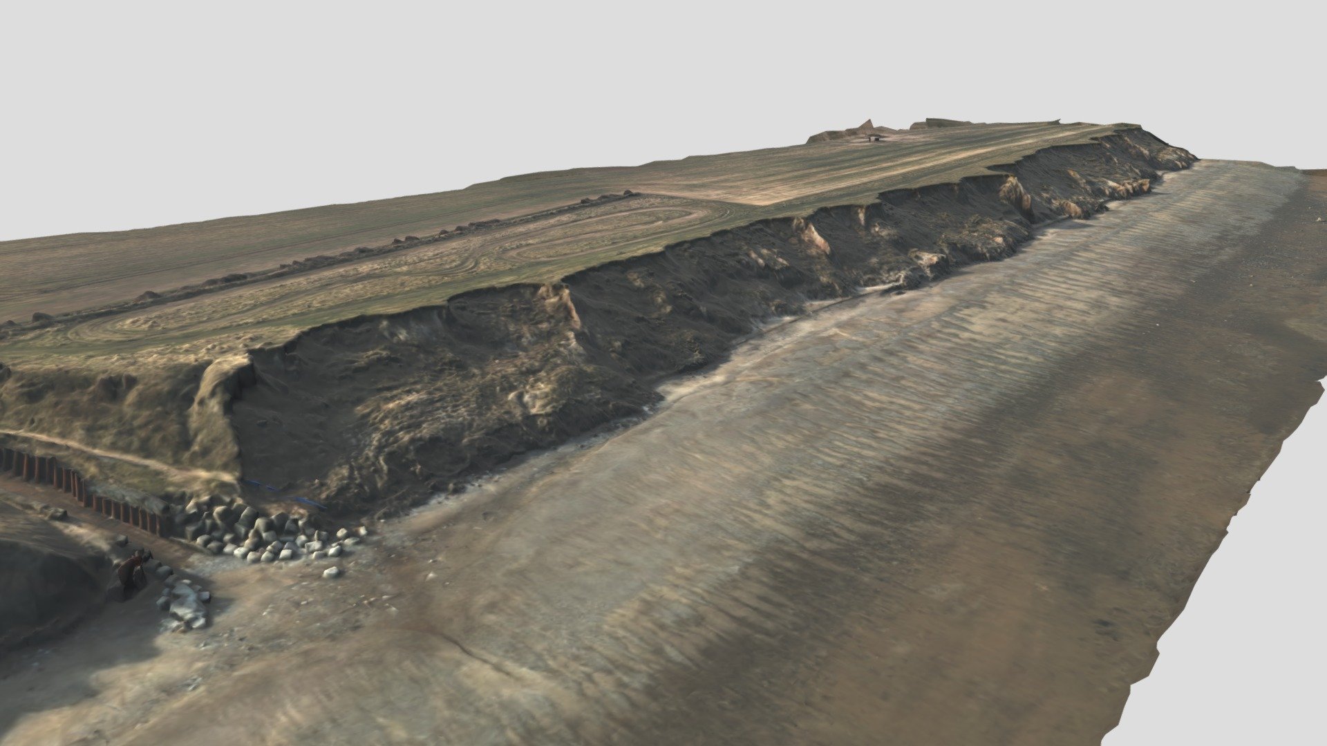 Cliff Erosion near Atwick 3D model by Josh Wolstenholme (josh_NFM