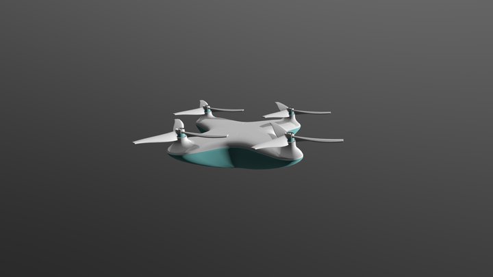 DRONE 3ds 3D Model