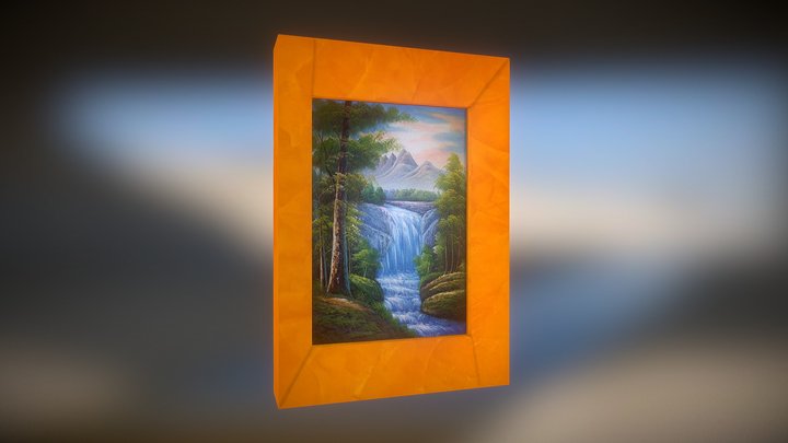 Tranquil Painting 3D Model