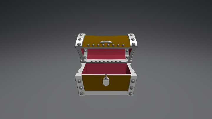 Tresure Chest 3D Model