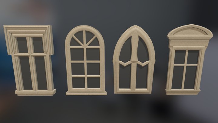 Windows Pack 3D Model