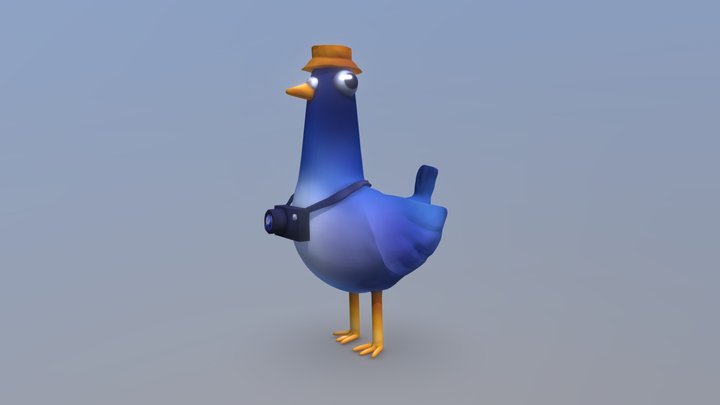 Tourist Bird 3D Model