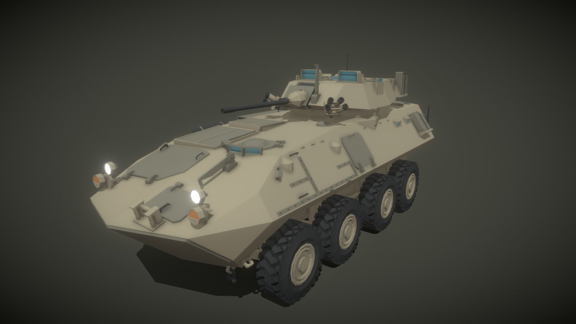 Low Poly Lav 25 3D model by MLGprogect [4322294] Sketchfab