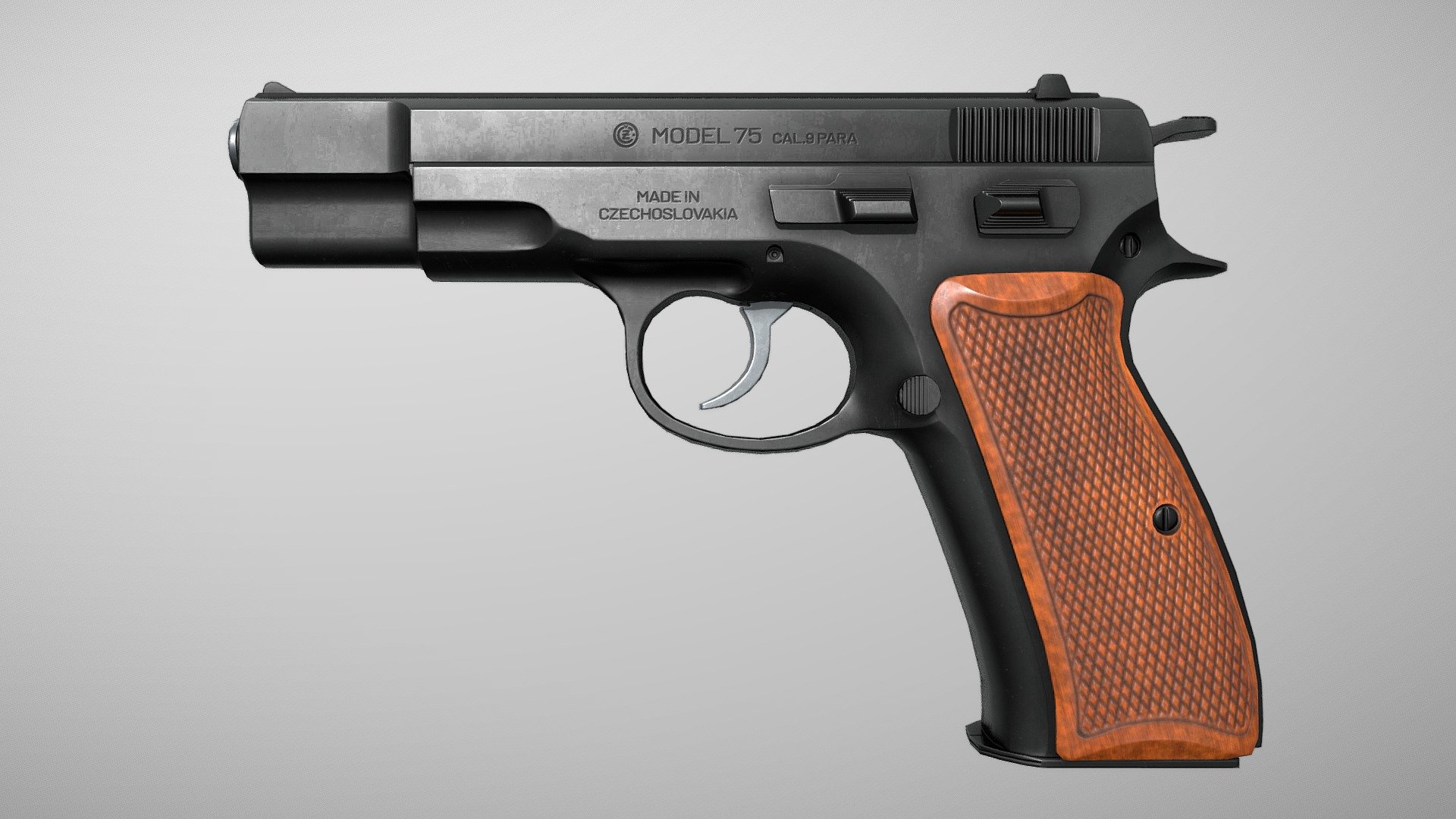 CZ 75 Pre B 9 Mm - NERV Edition - 3D Model By Phrizee [4322a1f] - Sketchfab