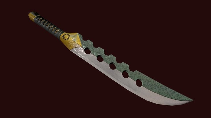 Meliodas Sword weapon 3D Model